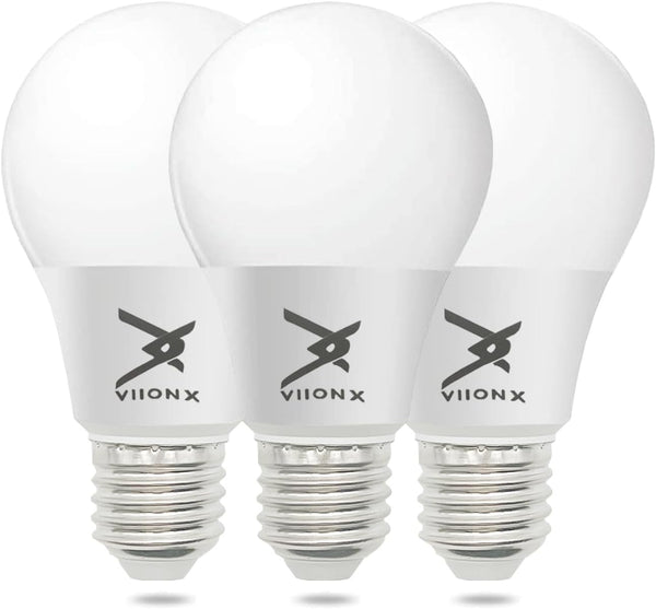 VIIONX Screw Bulb – Non-Dimmable, 8.5W Equivalent to 60W, Warm White 2700K LED Bulbs, 806 Lumens Edison LED Light Bulb, Energy-Saving E27 Bulbs for Lamps