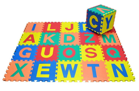 Kids Alphabet (A-Z) Jigsaw Puzzle Soft Foam Interlocking Playmat 26pcs