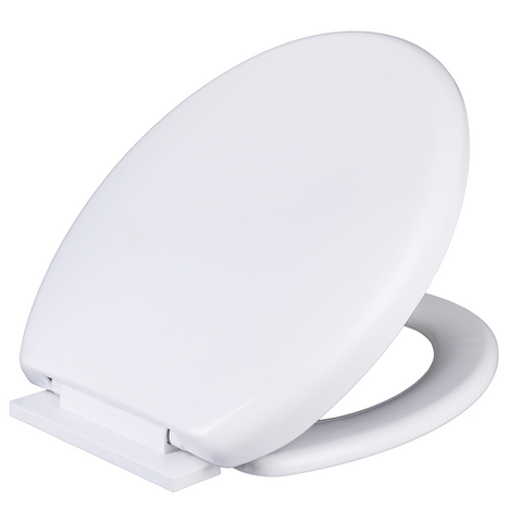 Soft Slow Close Toilet Seat with Easy Quick Release Top Fix Adjustable Hinges