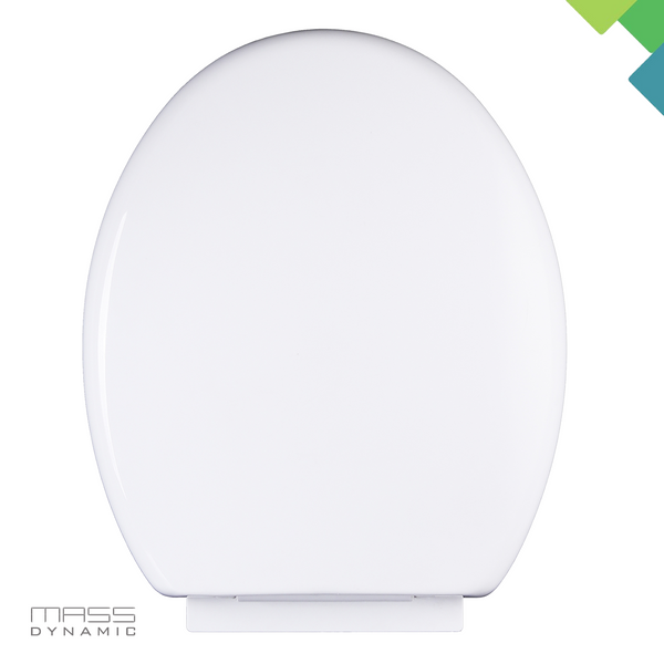 Soft Slow Close Toilet Seat with Easy Quick Release Top Fix Adjustable Hinges