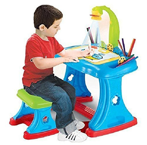 Multi-function Kids Projector Lamp Study Table