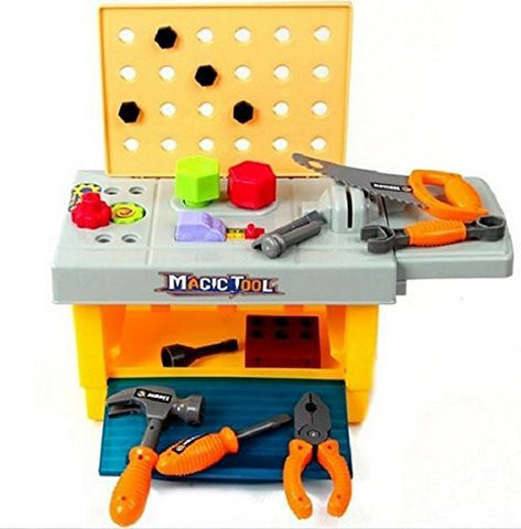 23pcs Educational Tool Toys Children Pretend Play Classical Toy Tool Kit Workbench