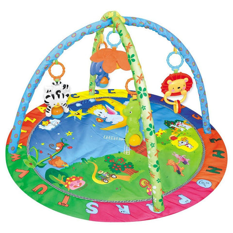 Baby Round Play Mat Gym Kids Developmental Toy Soft Play